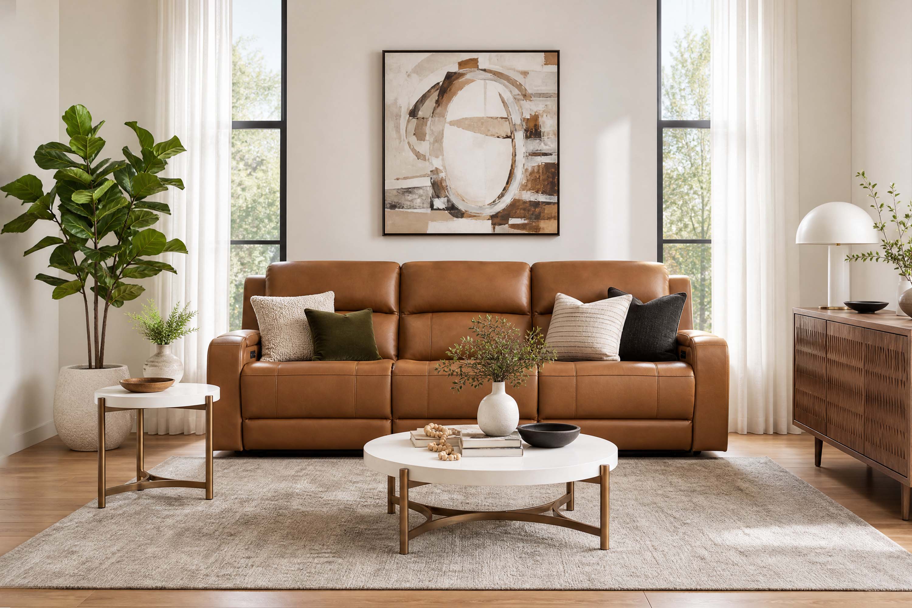 HARRIS000:HARRIS000:Harris 2 Power Sofa, Styled