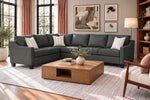 LUCYCHR02:Lucy Tux Sofa Sectional, Styled