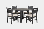 463577339:Sable Crest Round Dining Table & 4 Chairs, Angled