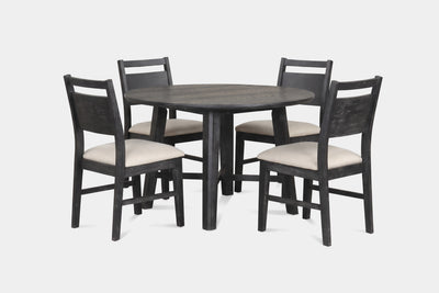 463577339:Sable Crest Round Dining Table & 4 Chairs, Angled