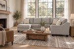562796062:Lucy Tux Sofa Chaise Sectional, Styled