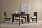249309302:Sable Crest Dining Table & 4 Chairs, Styled