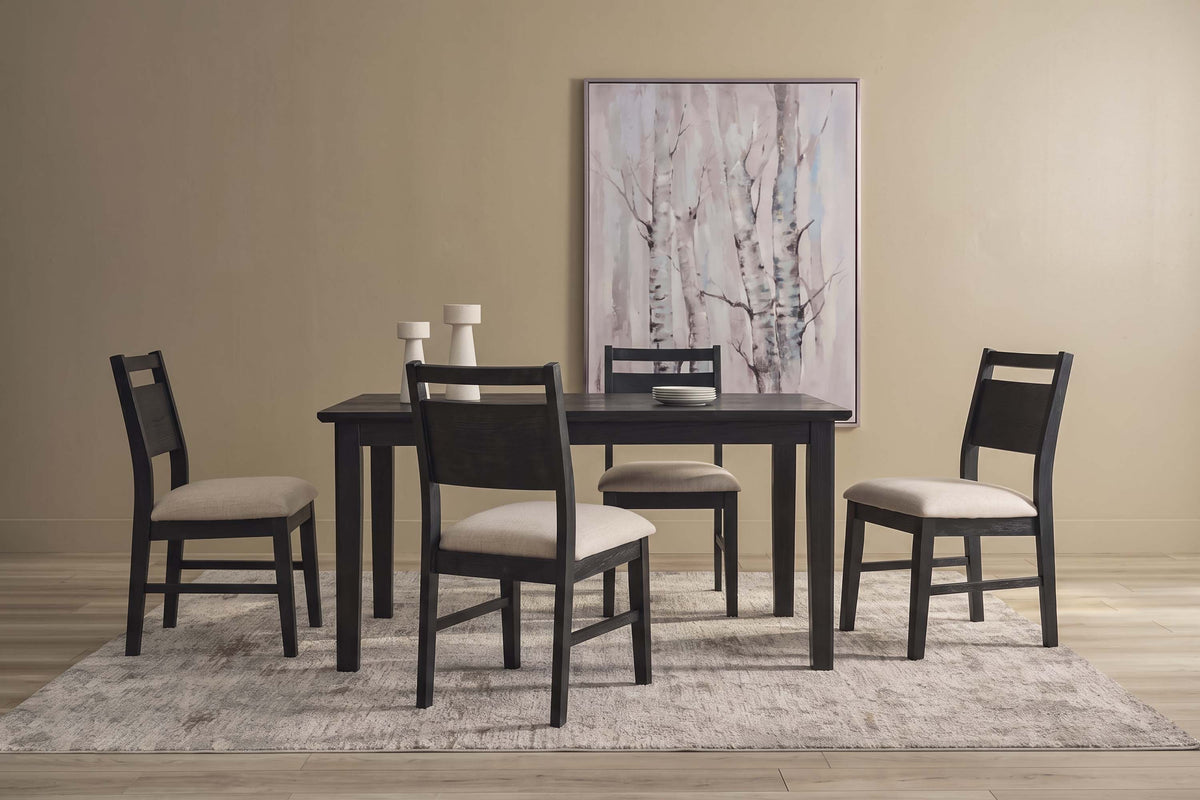 249309302:Sable Crest Dining Table & 4 Chairs, Styled
