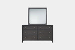 EASTON118:Easton Upholstered Bed With Storage & Dresser & Mirror & Nightstand, Front