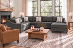 705678029:Lucy Tux Sofa Chaise Sectional, Styled