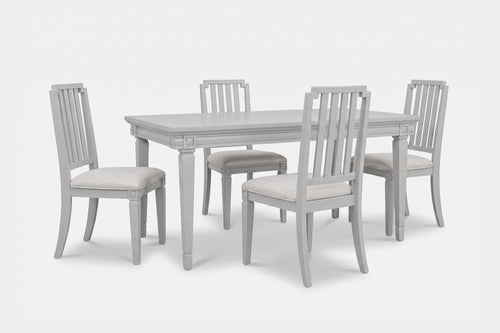 WILLOWD00:Willowbrook Dining Table & 4 Chairs, Angled