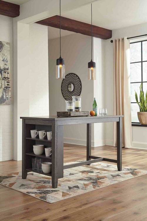 432286930:Caitbrook Counter Height Dining Table, Styled