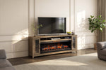 671713653:Alexander Fireplace Console, Styled