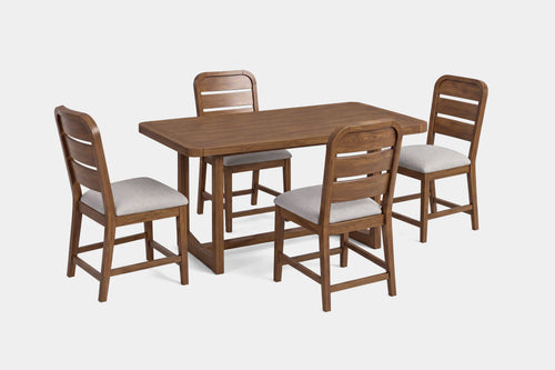 GLINDA010:Glinda Counter Height Dining Table in Brown,Set