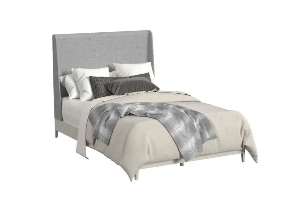 WESTLAN00:WESTLAN00:Westland Upholstered Panel Bed, AngledAngle