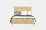 EMBER0110:Emberly Panel Bed, Front