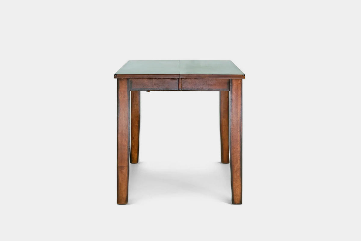 668415568:Napa Counter Height Dining Table & 4 Stools & Bench, Side