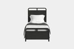 EMBER0014:Emberly Panel Bed, Front