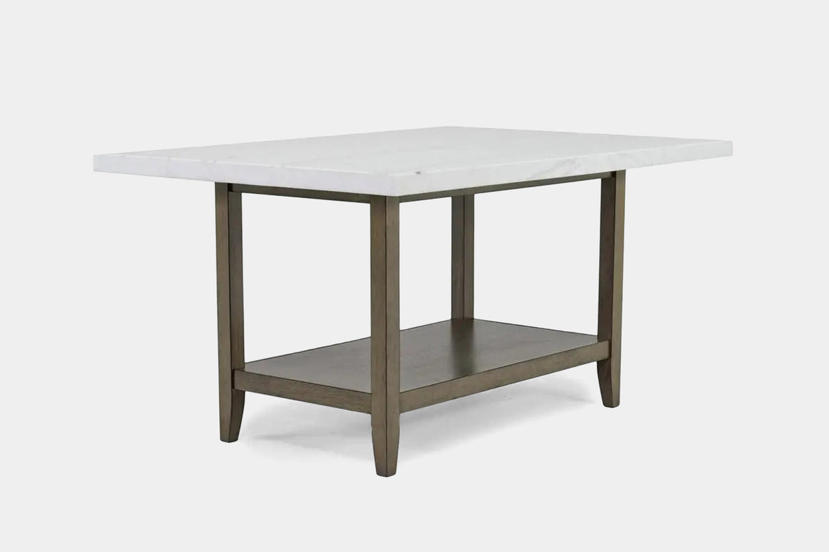 BRIGHTON4:Brighton Dining Table & 4 Chairs, Angled