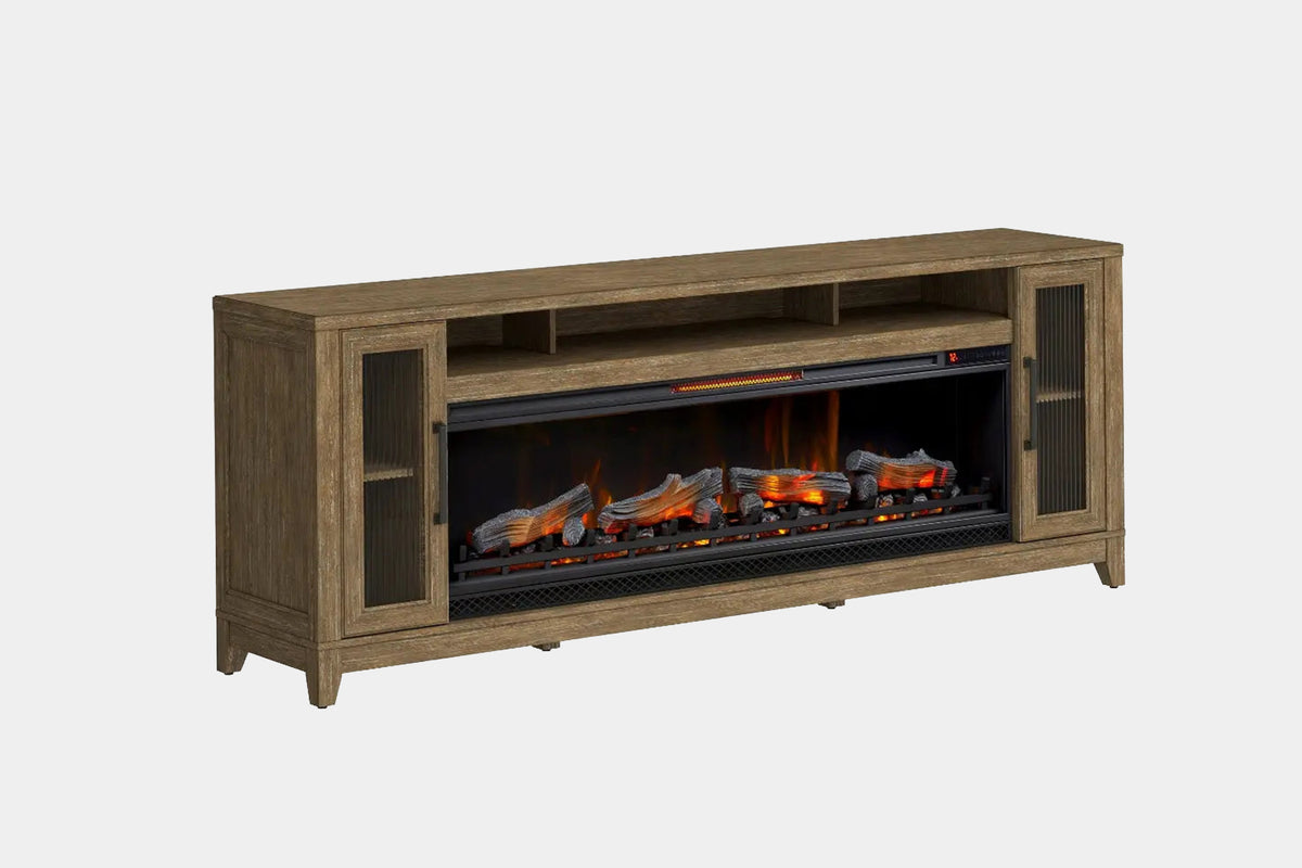 671713653:Alexander Fireplace Console, Angled