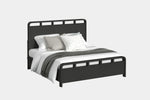 EMBER0005:Emberly Panel Bed, Angled