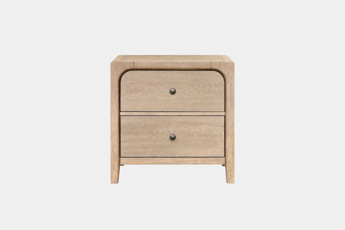 EASTON139:Easton Upholstered Bed & Dresser & Mirror & Nightstand, Front