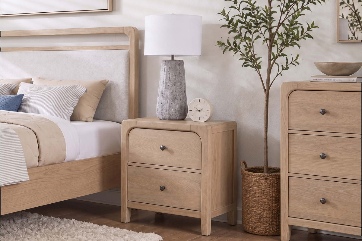 602928155:Easton 2 Drawer Nightstand,