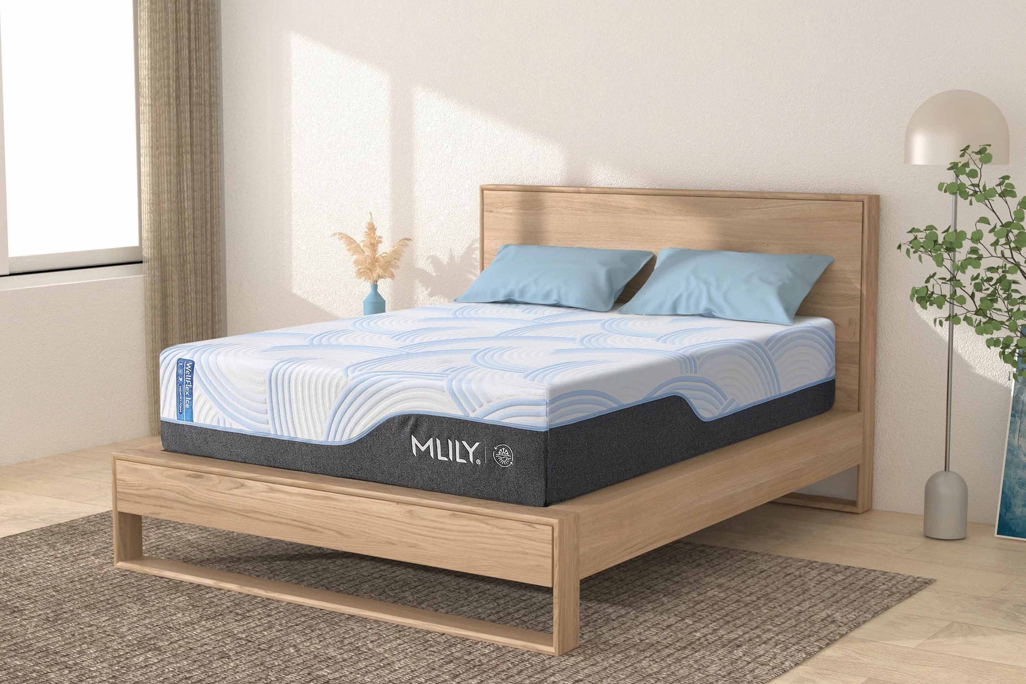 340907280:Mlily Wellflex Ice Mattress, Styled