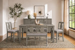 NAPA00004:Napa Counter Height Dining Table & 4 Stools & Bench, Styled