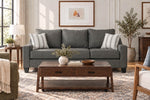 LUCY00000:Lucy Queen Sleeper Sofa With Mattress, Styled