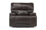 875702791:Oslo 3 Power Recliner in Dark Brown Leather, Image 2