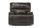 875702791:Oslo 3 Power Recliner in Dark Brown Leather, Image 2