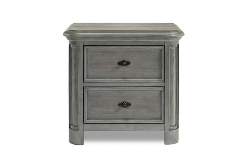 445789468:Costa Del Sol USB Nightstand in Gray, Image 2
