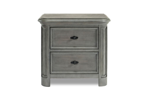 445789468:Costa Del Sol USB Nightstand in Gray, Image 2