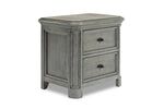 445789468:Costa Del Sol USB Nightstand in Gray, Image 1