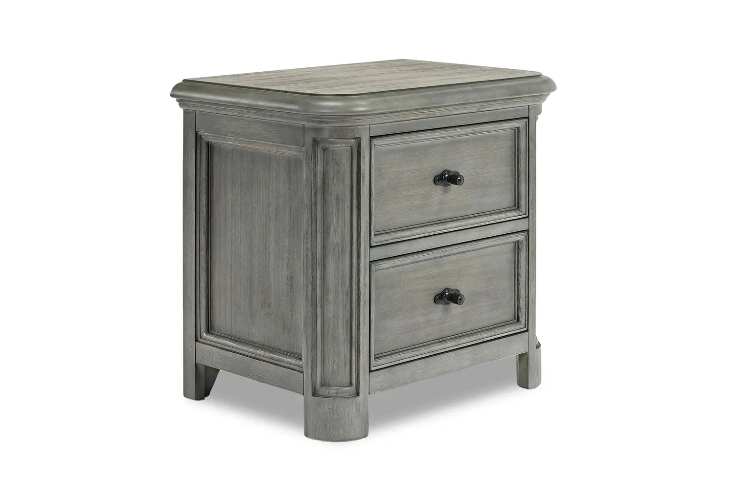 445789468:Costa Del Sol USB Nightstand in Gray, Image 1