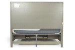 TOROGRYEB:Ontario Panel Bed w/ Storage in Gray, Eastern King, Image 4