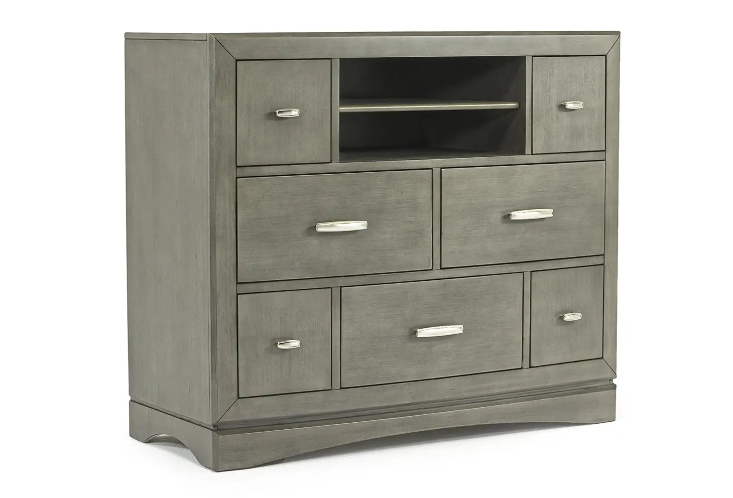 628205981:Ontario Media Chest in Gray, Image 1