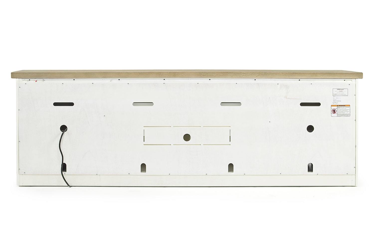 652872075:Americana Media Console in White, 92 Inch, Image 4
