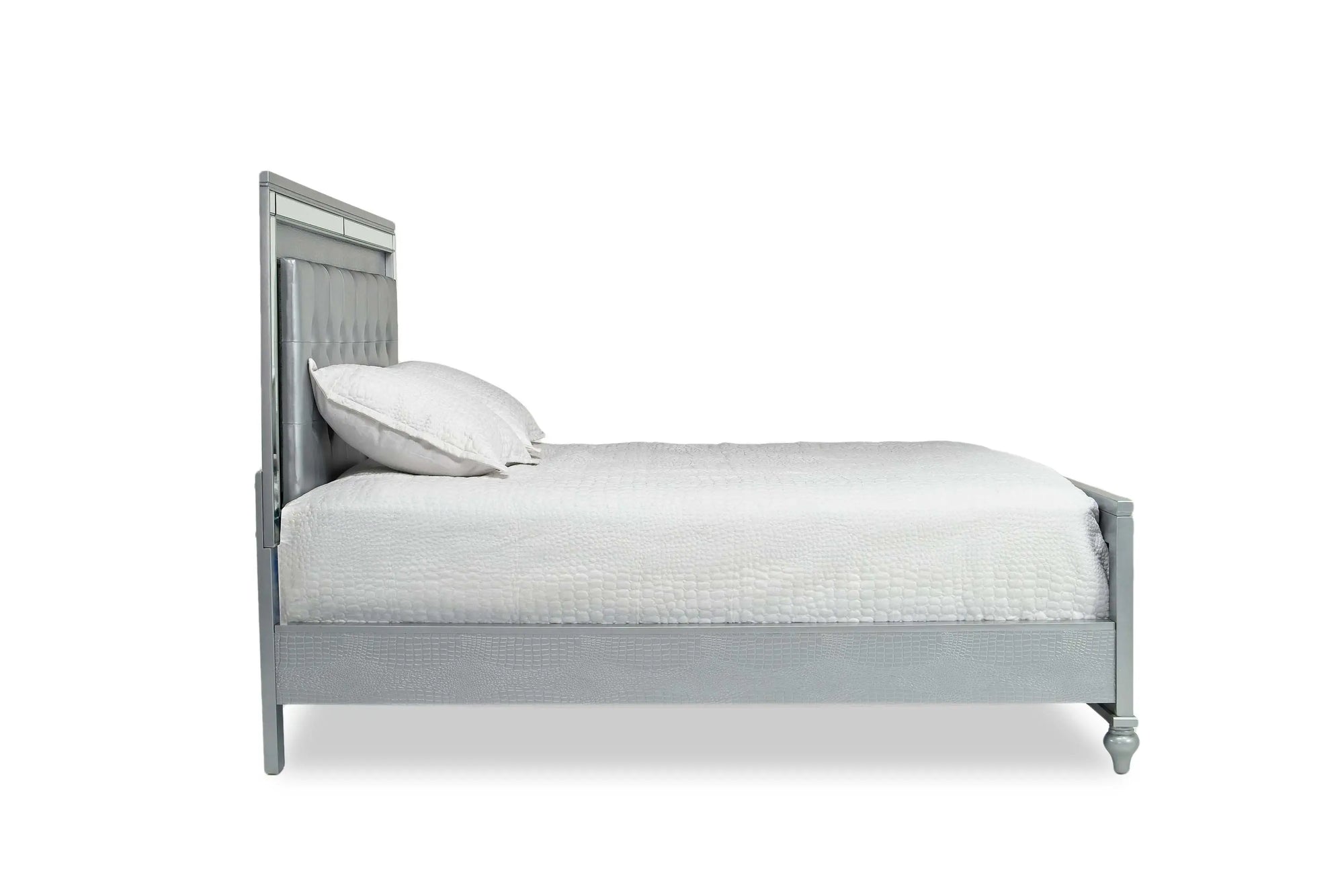 867099384:Valentino Panel Bed in Silver, California King, Image 3