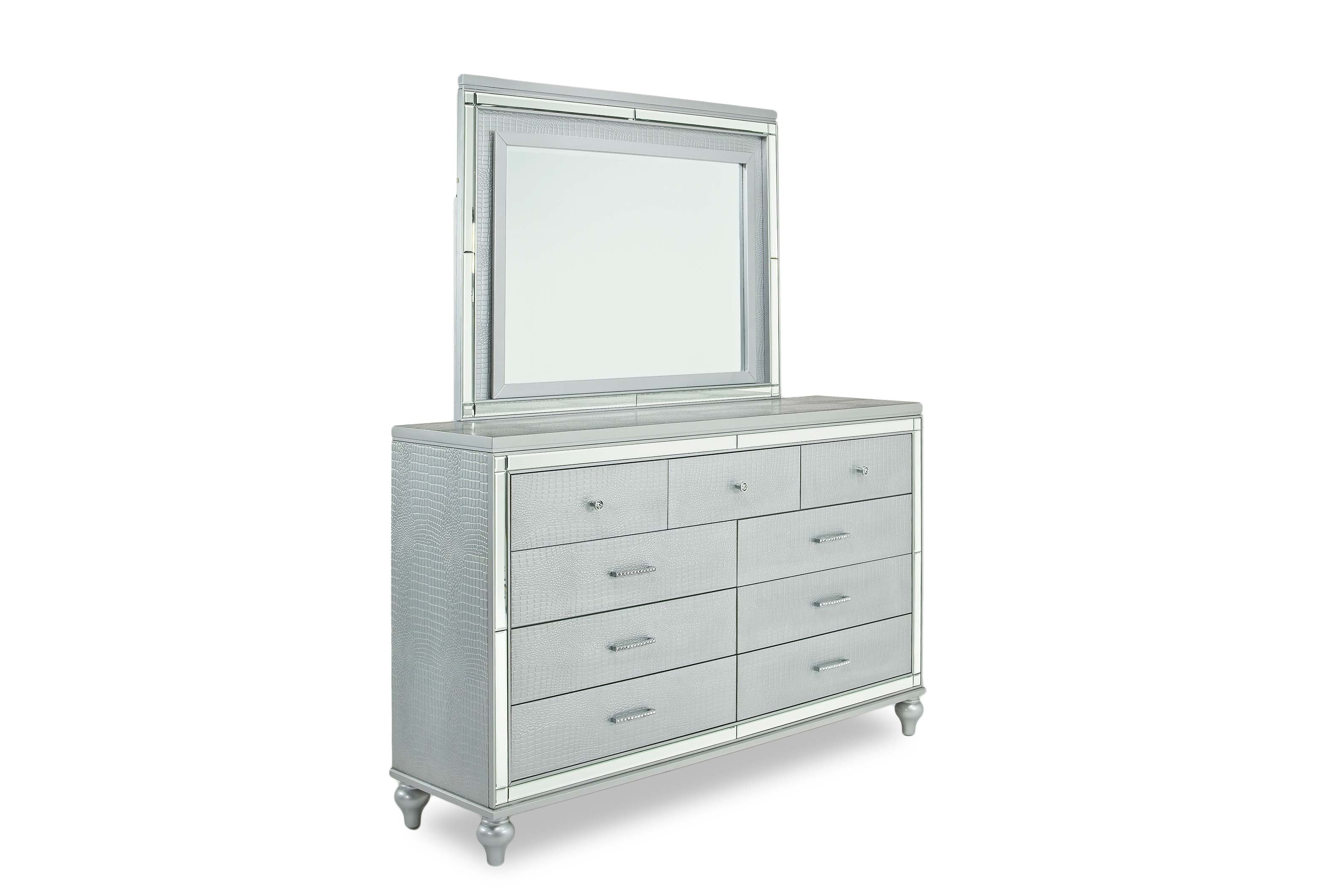 524125437:Valentino Mirror in Silver, Image 2