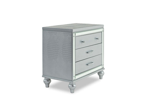 606374871:Valentino Nightstand in Silver, Image 1