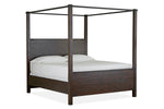 834519285:Pine Hill Canopy Bed in Brown, California King, Image 1