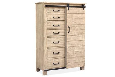 055816801:Pine Hill 7 Drawer Chest in Oat, Image 1