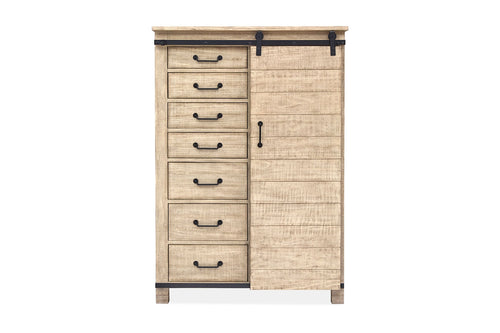 055816801:Pine Hill 7 Drawer Chest in Oat, Image 2