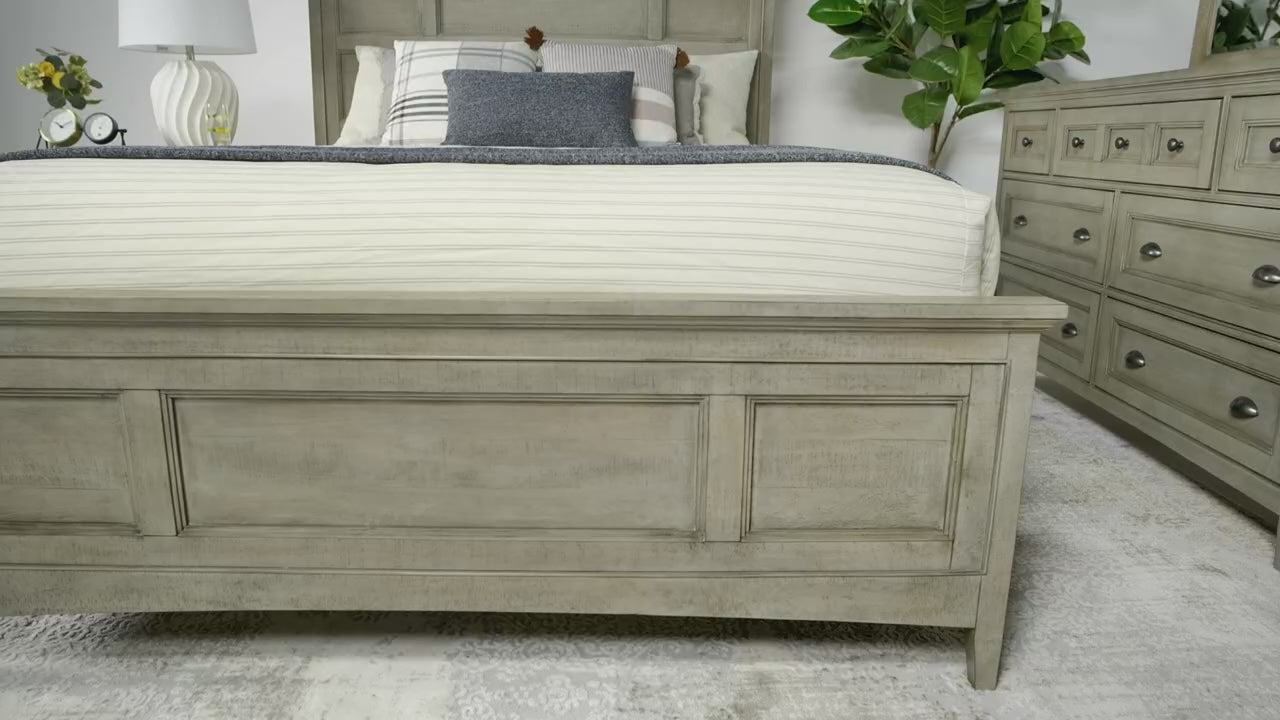 MGBAYEKW1:Bay Creek Panel Bed & Dresser & Mirror & Nightstand, Video