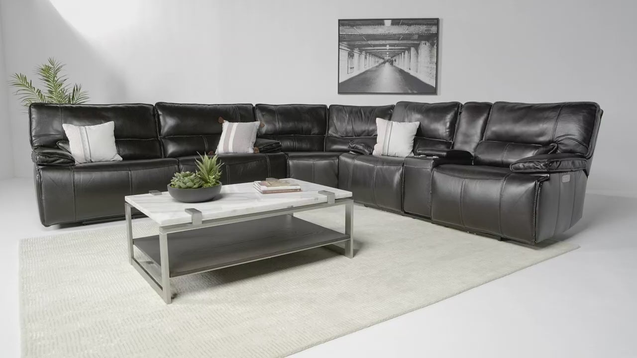 Sofia 3 Piece 3 Power Sectional | Sectionals | Living Room