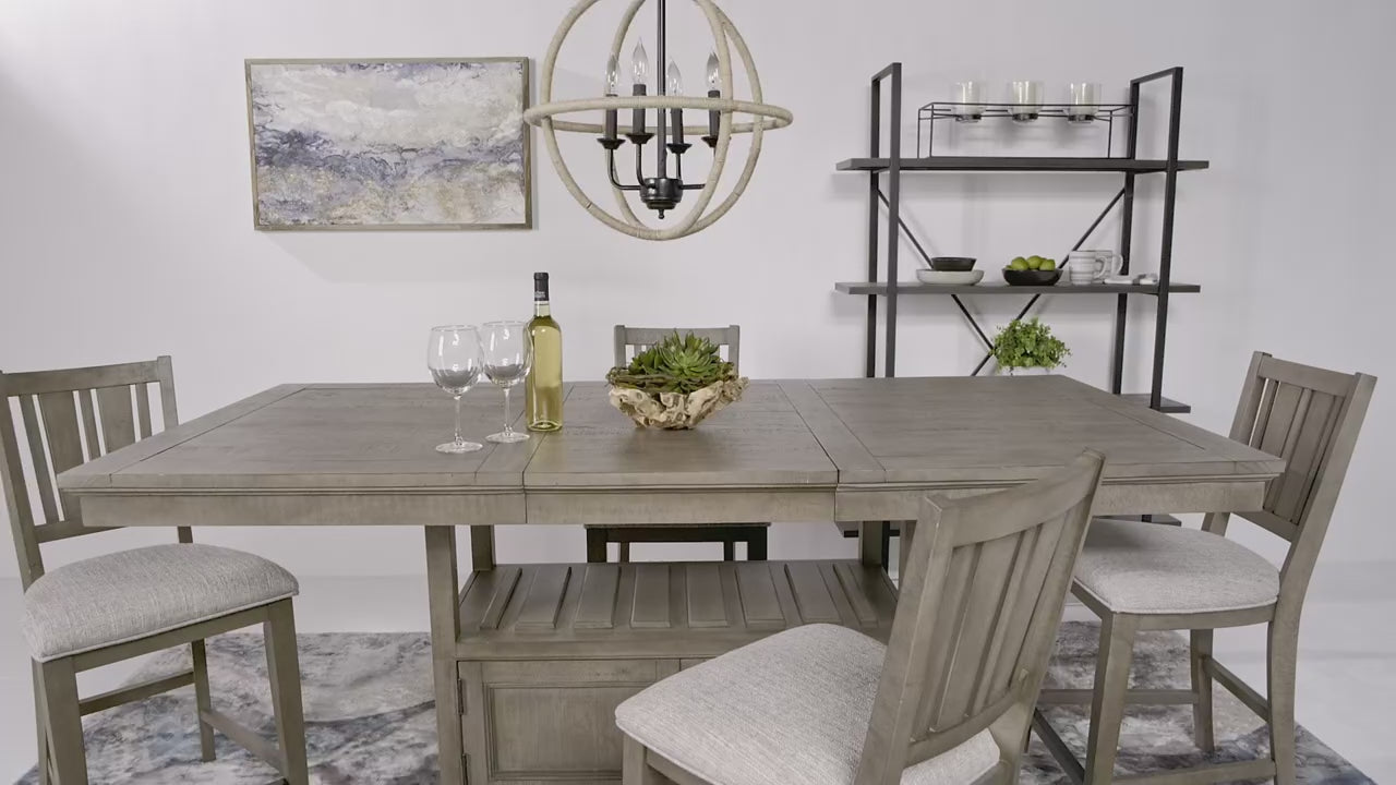 Load video: 881841813:Bay Creek Counter Height Dining Table &amp; 4 Stools, Video