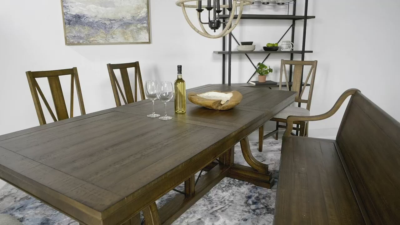 Load video: 661317142:Bay Creek Dining Bench, Video