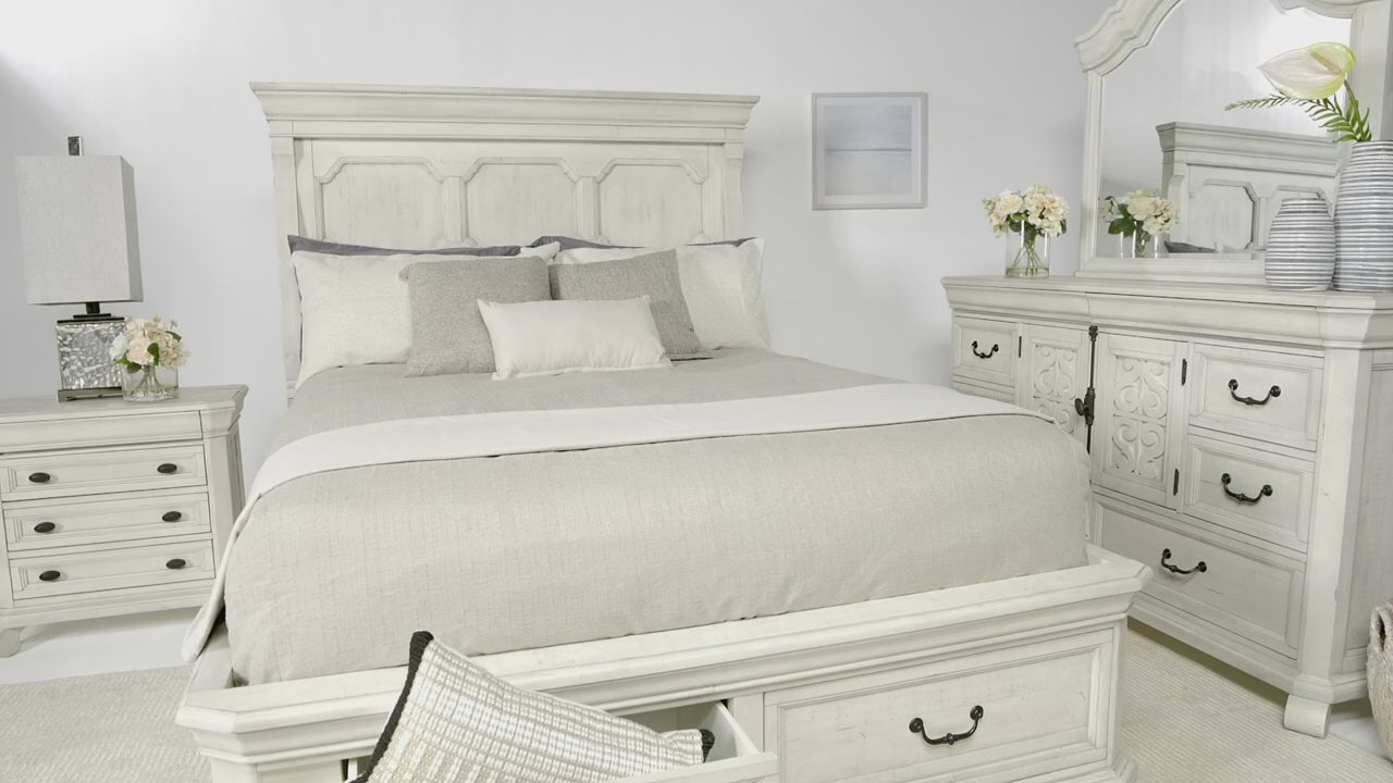 Load video: 418310998:Bellamy Panel Bed, Video