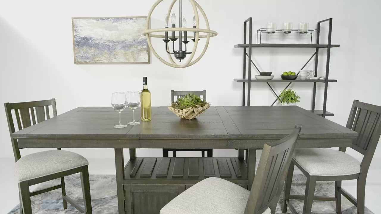 Load video: 368733751:Bay Creek Counter Height Dining Table &amp; 4 Stools, Video