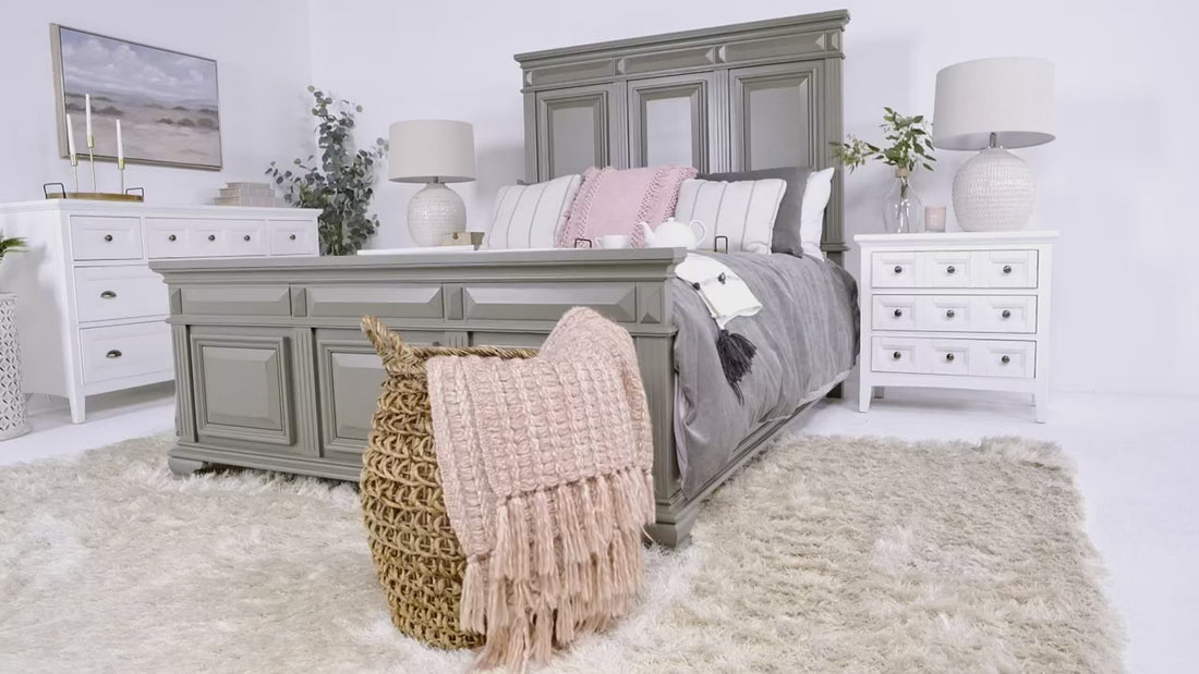 100687567:Bay Creek Panel Bed, Video