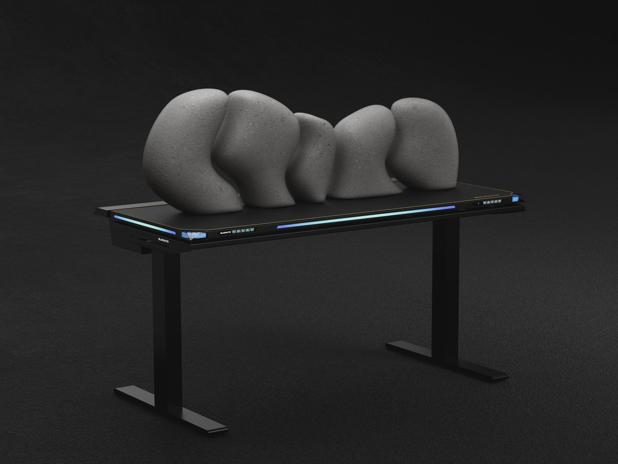 Load video: Blacklyte Atlas Standing Desk