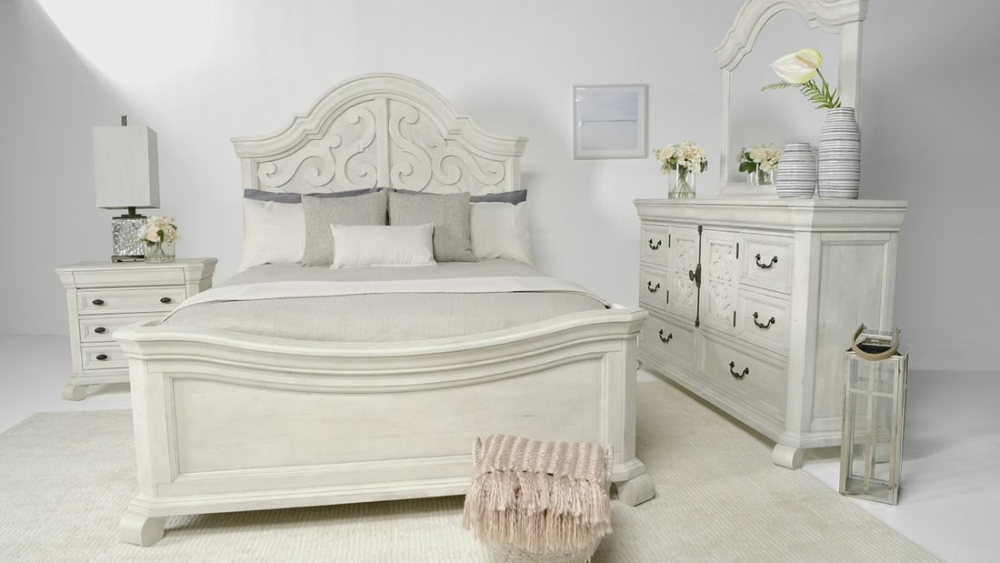 784497345:Bellamy Arch Panel Bed, Video