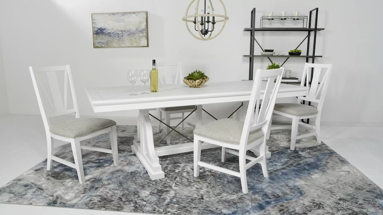 Load video: 942232524:Bay Creek Dining Table &amp; 4 Chairs, Video